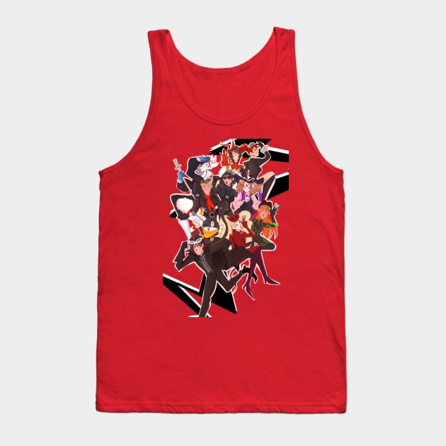 P5 Royal group Tank Top by Chubbi-Star